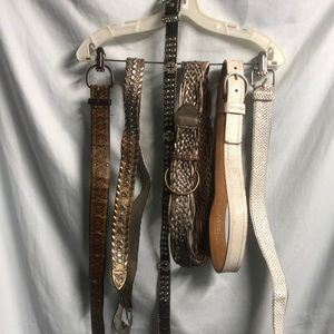 Variety of belts bundle will sell separates just ask!
